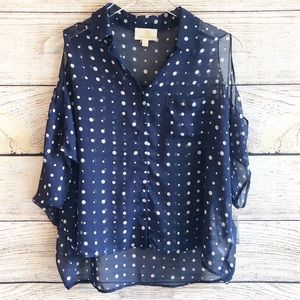 NWT Collective Concepts Cold Shoulder Top